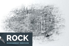Dusted Crime Scene Fingerprint