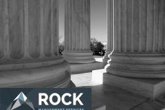 Supreme Court Columns Black and White